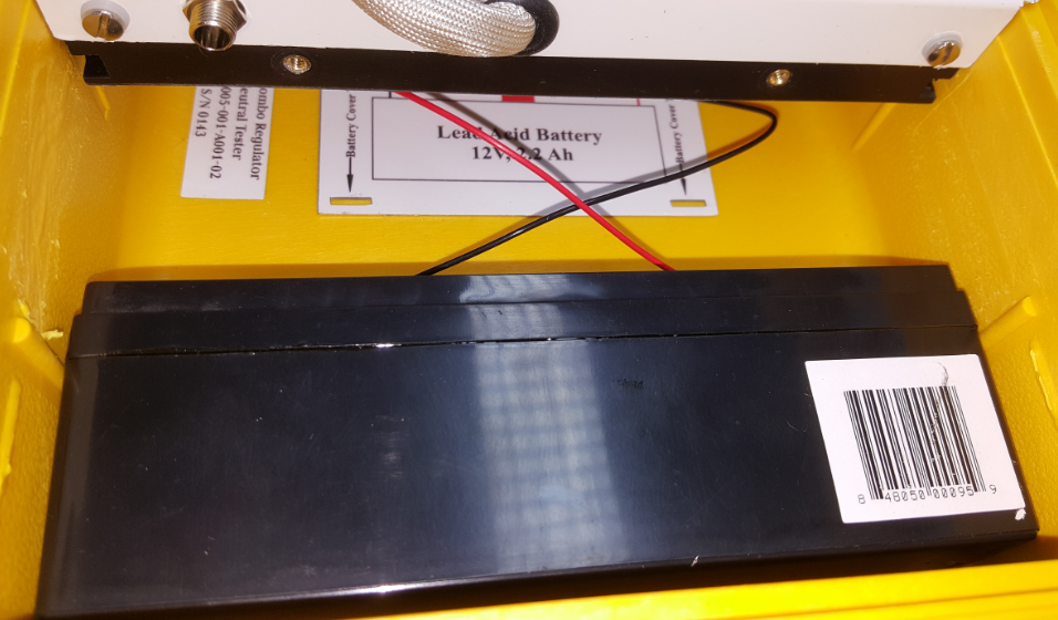 Battery out
